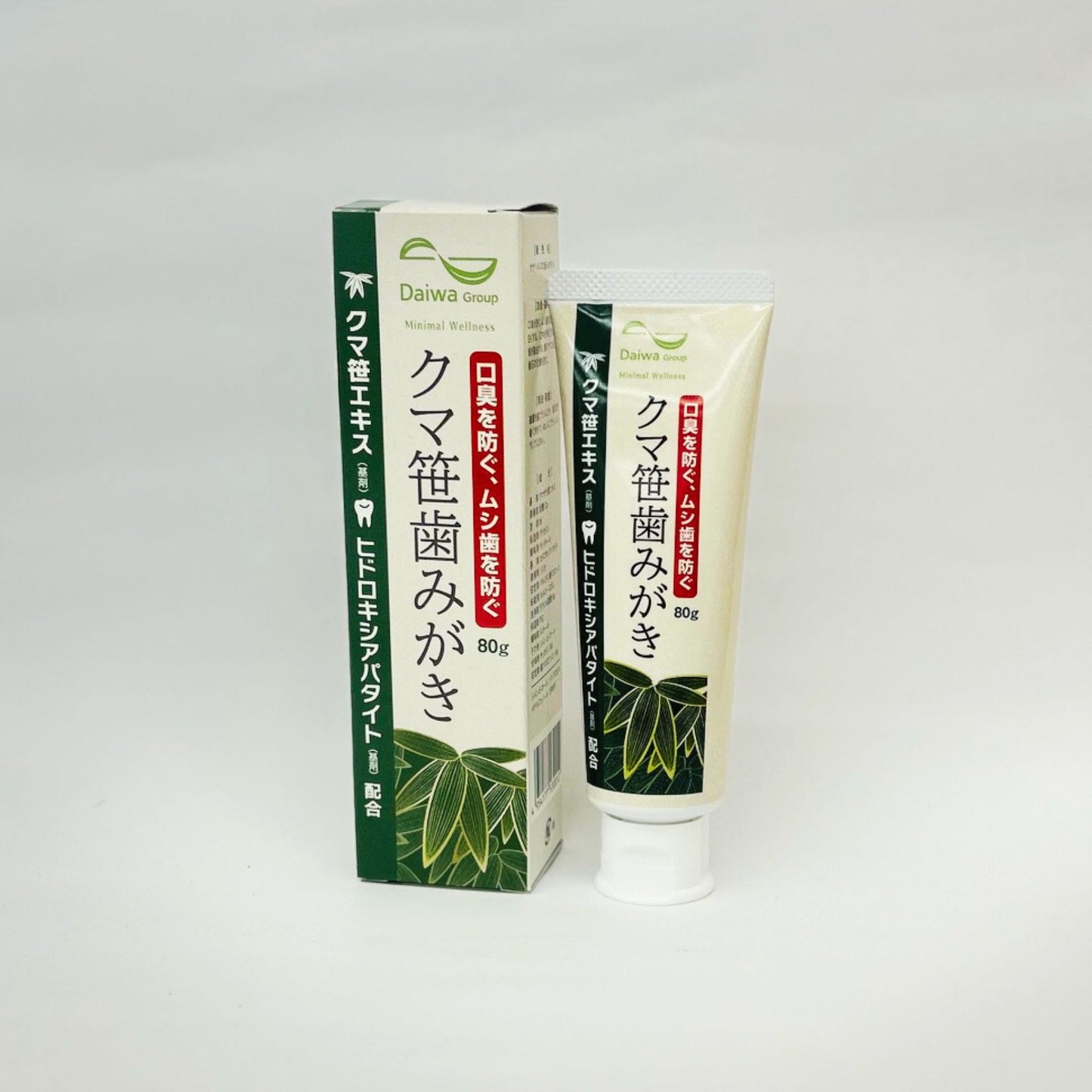 クマ笹はみがき80ｇ　国産天然クマ笹100％使用
